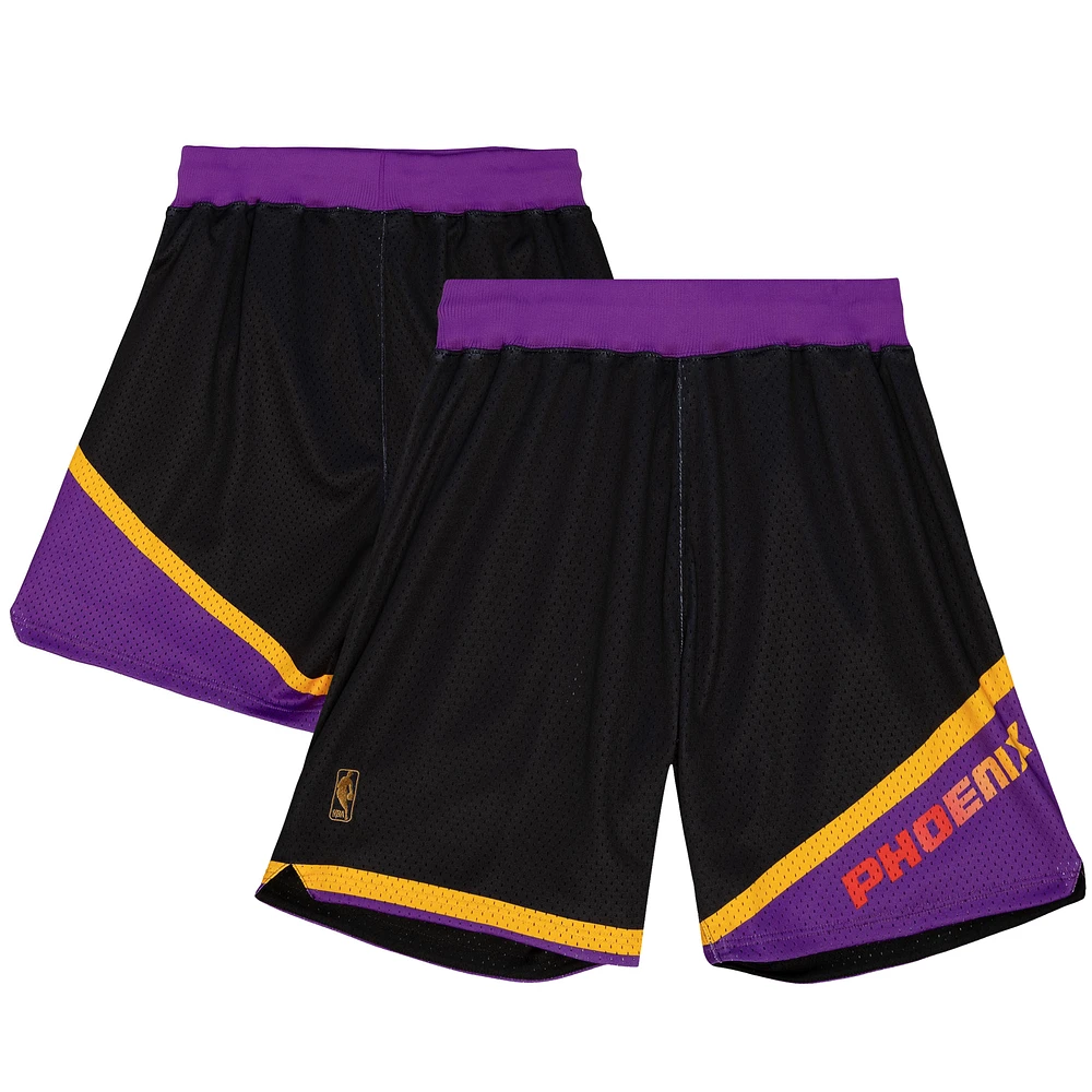 Men's Mitchell & Ness Black Phoenix Suns 1996-97 Hardwood Classics Authentic Shorts