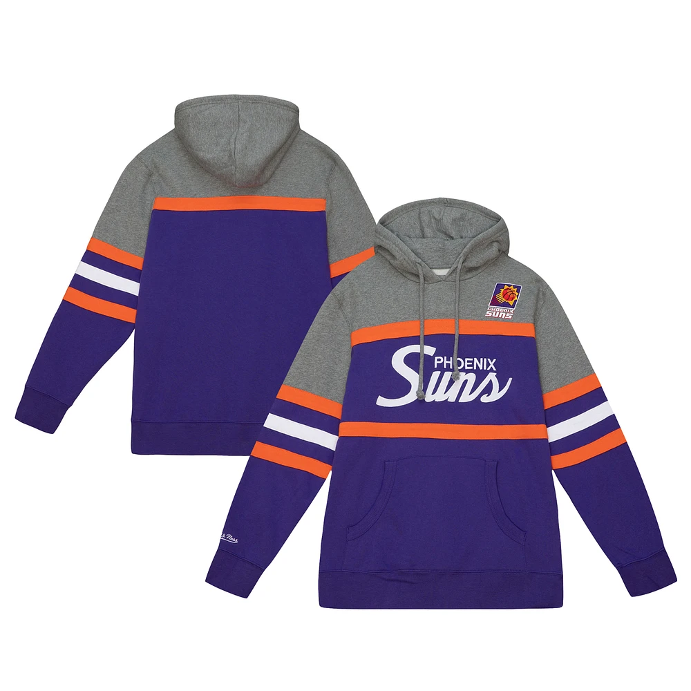 Men's Mitchell & Ness Purple Phoenix Suns Head Coach Pullover Hoodie