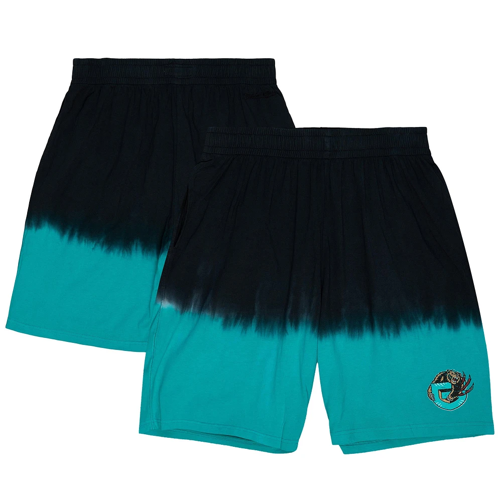 Men's Mitchell & Ness Black Vancouver Grizzlies Tie-Dye Shorts