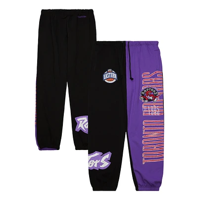 Men's Mitchell & Ness Black Toronto Raptors Team OG Fleece Sweatpants