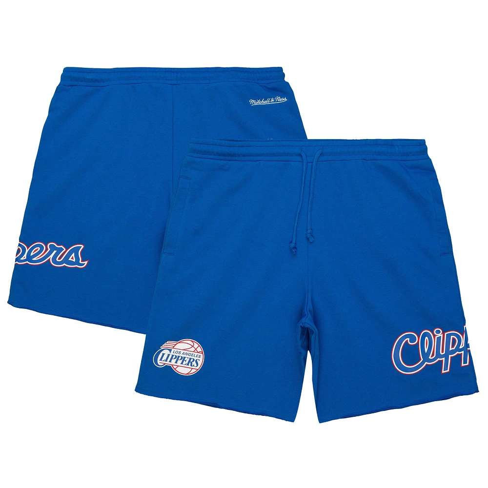 Men's Mitchell & Ness Royal LA Clippers Game Day Shorts