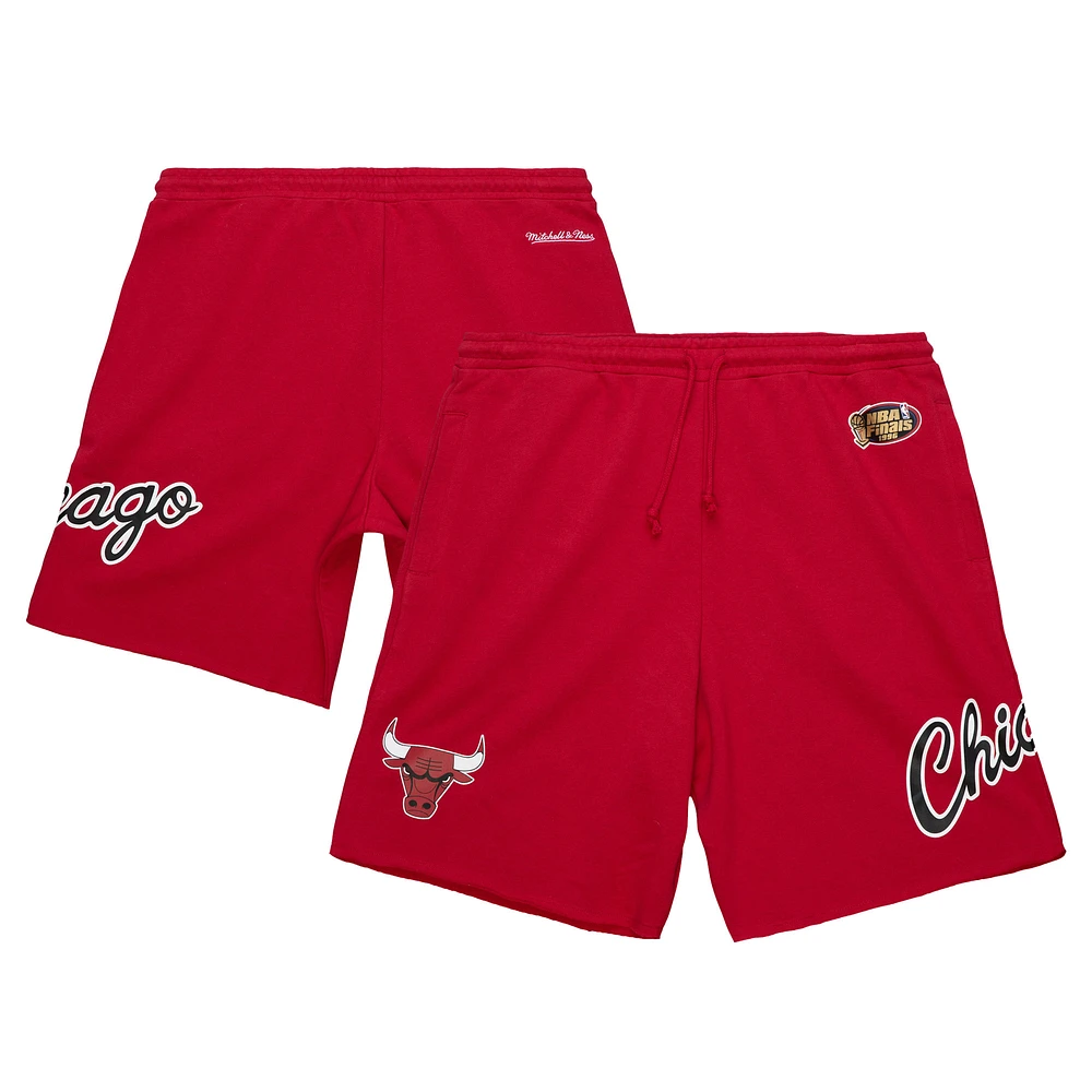 Men's Mitchell & Ness Red Chicago Bulls Game Day Shorts