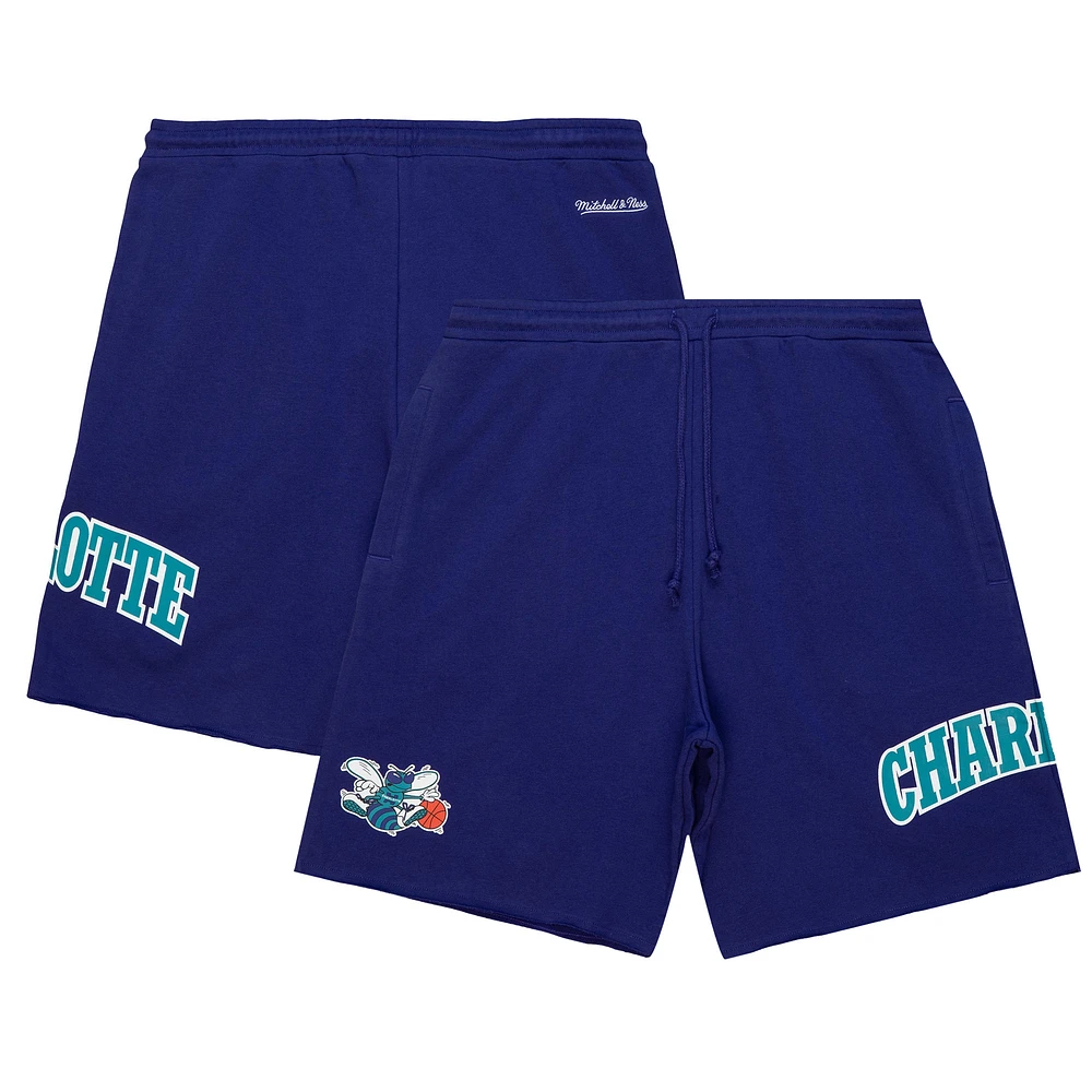 Men's Mitchell & Ness Purple Charlotte Hornets Game Day Shorts