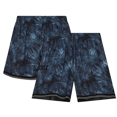 Men's Mitchell & Ness Black Houston Rockets 1993-94 Hardwood Classics Tie-Dye Swingman Shorts