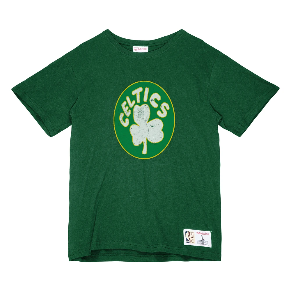 Men's Mitchell & Ness Kelly Green Boston Celtics Legendary Slub T-Shirt