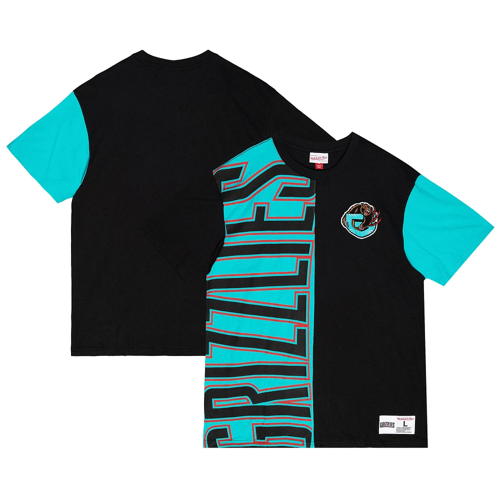 Men's Mitchell & Ness Turquoise/Black Vancouver Grizzlies Play By 2.0 T-Shirt
