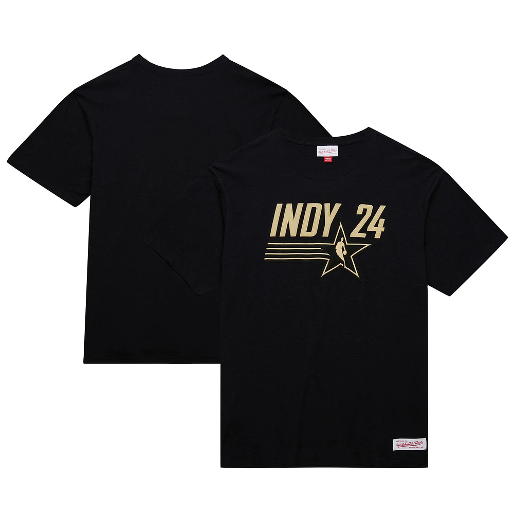 Men's Mitchell & Ness Black 2024 NBA All-Star Legendary Slub T-Shirt