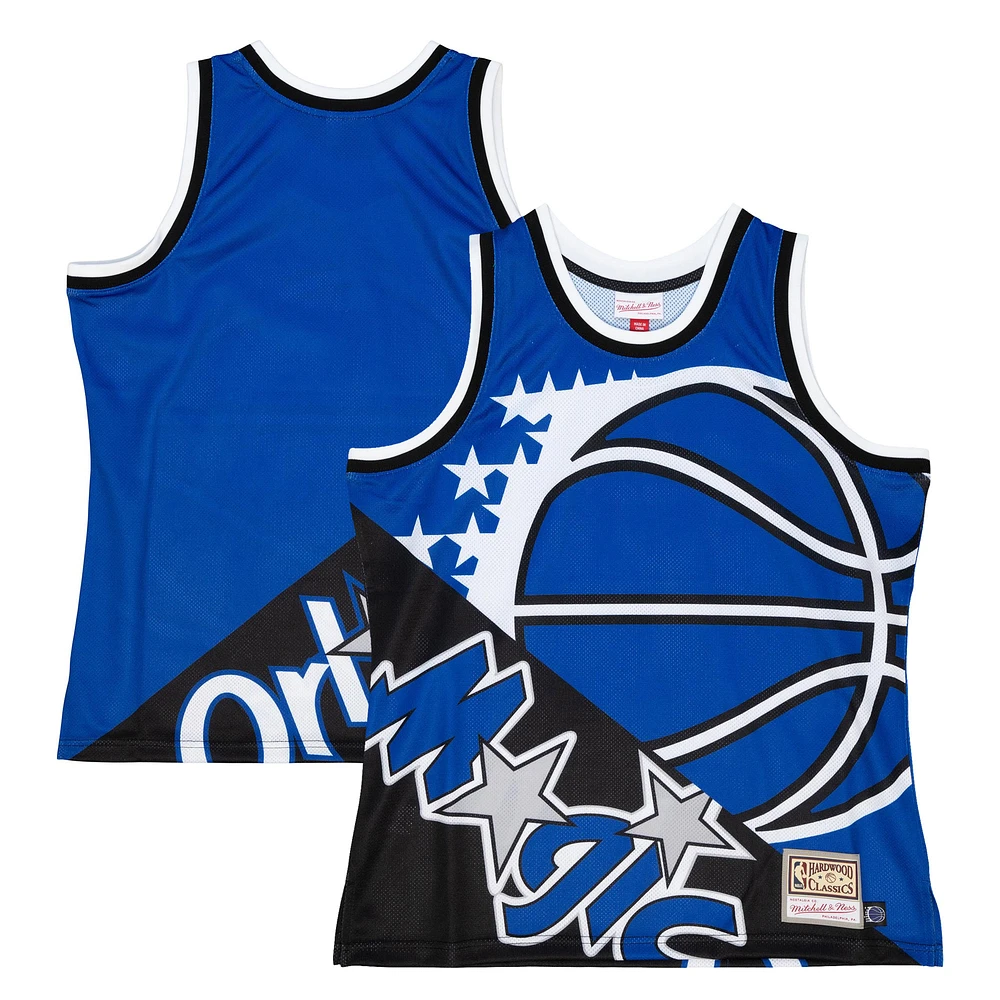 Men's Mitchell & Ness Blue Orlando Magic Big Face 5.0 Fashion Tank Top