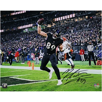 Mark Andrews Baltimore Ravens Autographed 16" x 20" Touchdown Spike Photograph