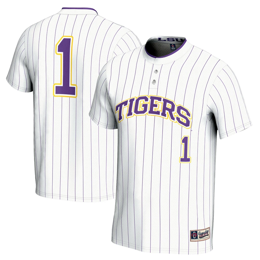 Unisex GameDay Greats #1 LSU Tigers Lightweight Softball Jersey