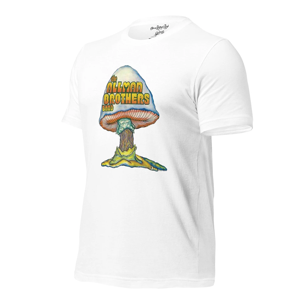 Unisex Section 119 White The Allman Brothers Band Color Mushroom Tri-Blend T-Shirt