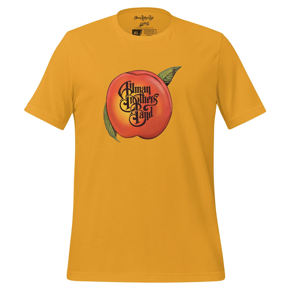 Unisex Section 119 Gold The Allman Brothers Band Logo Tri-Blend T-Shirt