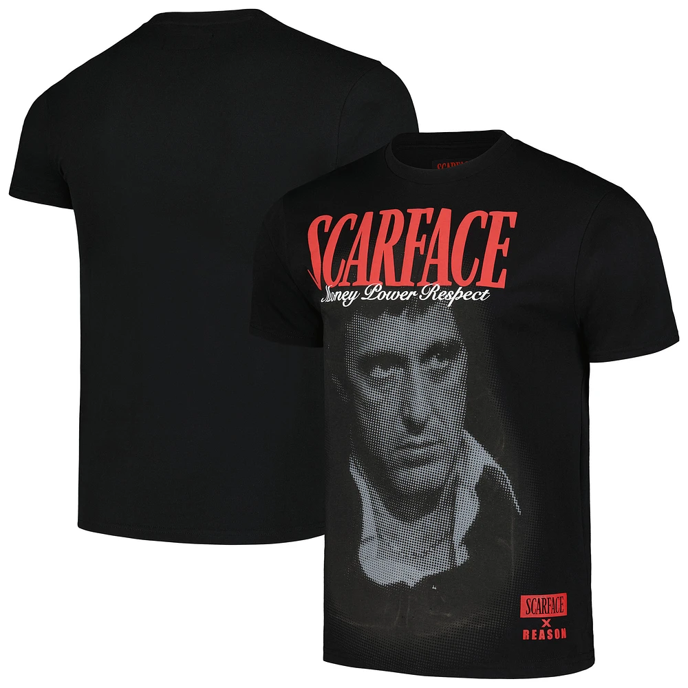 Unisex Black Scarface Money Power Respect T-Shirt
