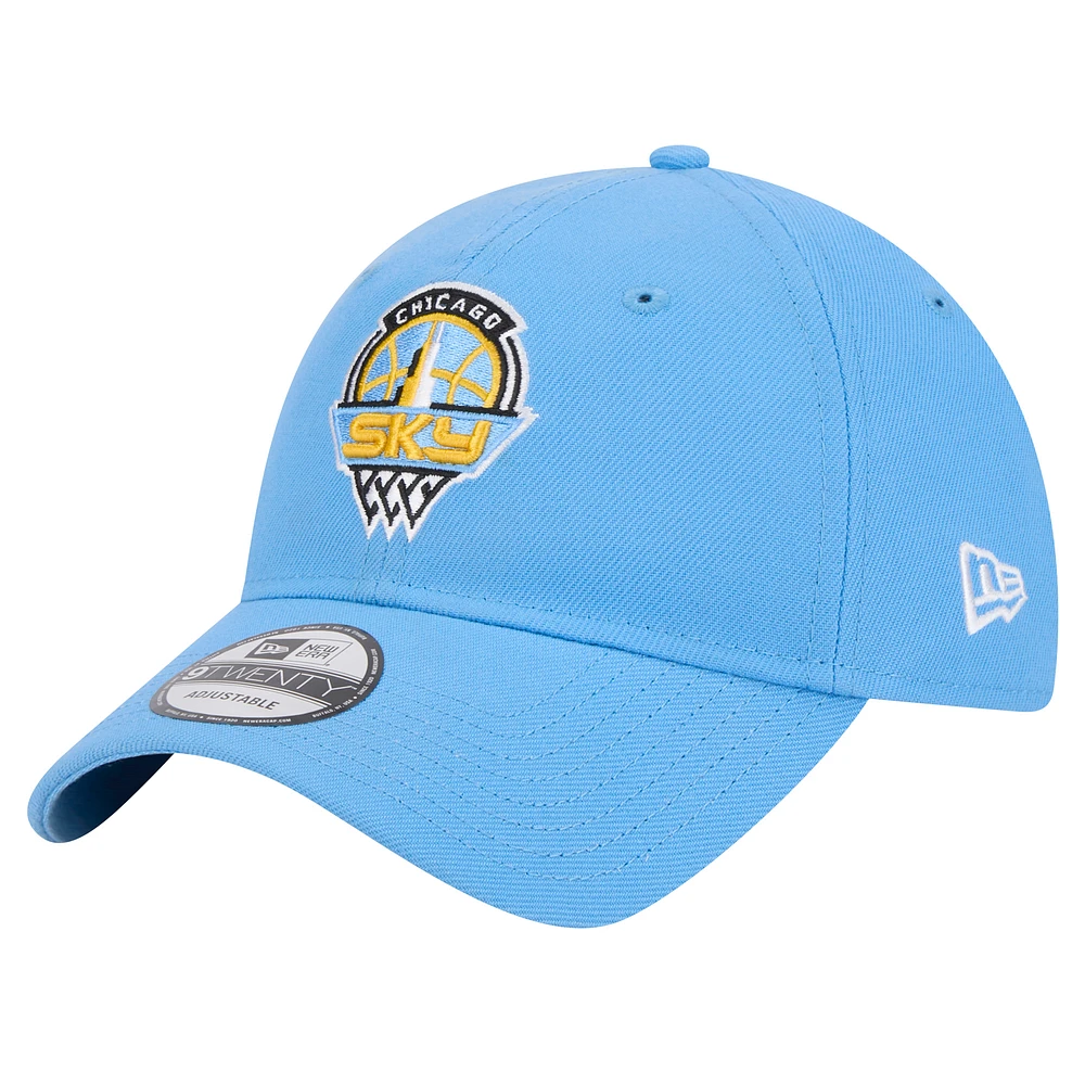 Unisex New Era Sky Blue Chicago Sky Core Logo 9TWENTY Adjustable Hat