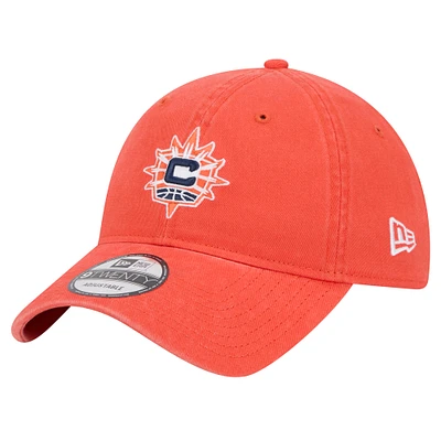 Unisex New Era Orange Connecticut Sun Core Logo 9TWENTY Adjustable Hat