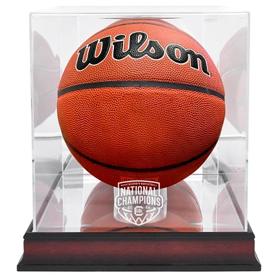 South Carolina Gamecocks 2024 NCAA Women's Basketball National Champions Mahogany Basketball Display Case