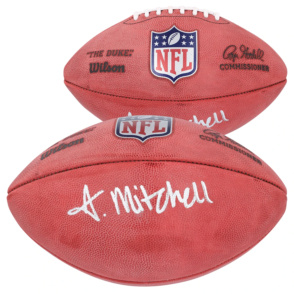 Adonai Mitchell Indianapolis Colts Autographed Wilson Duke Full Color Football