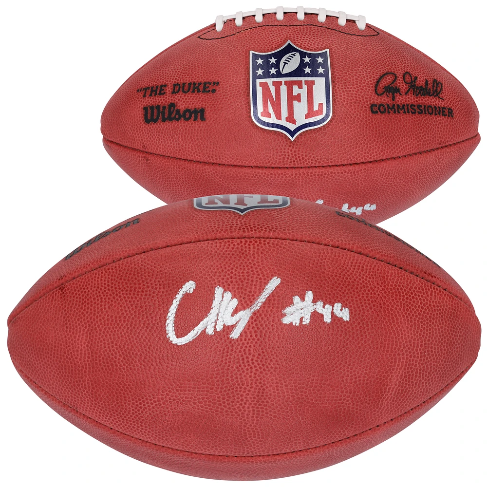 Chop Robinson Miami Dolphins Autographed Wilson Duke Full Color Football