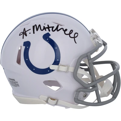 Adonai Mitchell Indianapolis Colts Autographed Riddell Speed Mini Helmet