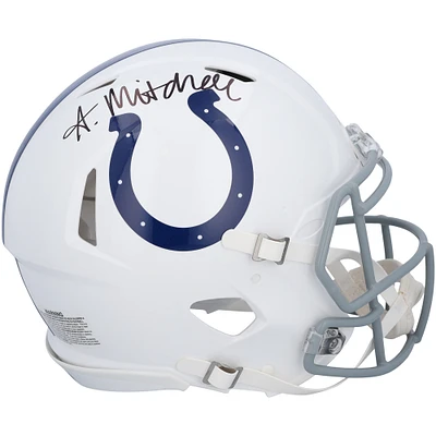 Adonai Mitchell Indianapolis Colts Autographed Riddell Speed Authentic Helmet