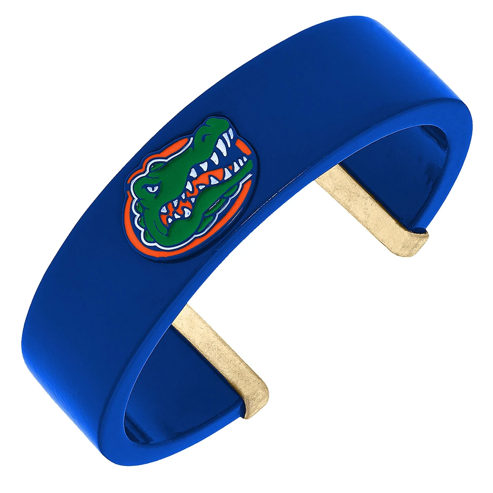 Women' CANVAS Style Florida Gators Resin Logo Cuff Bracelet