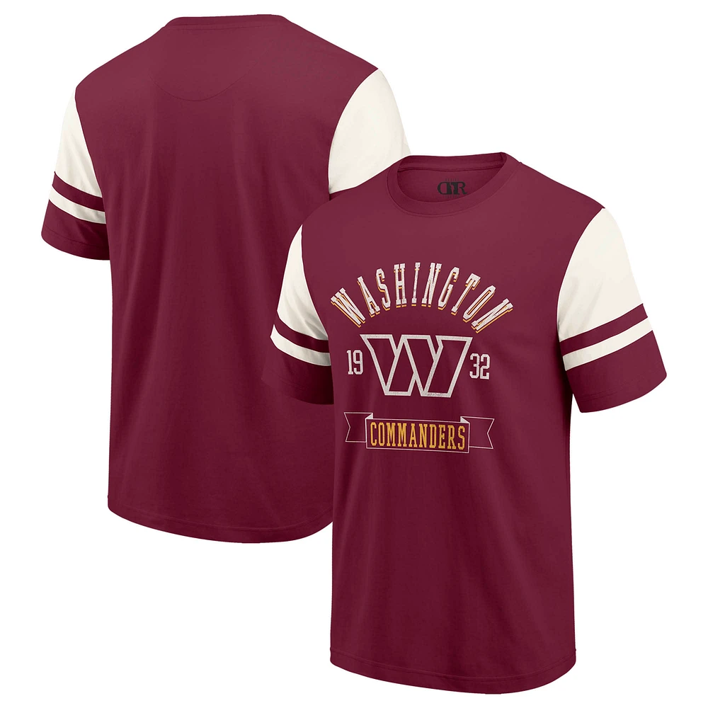 Men's Darius Rucker Collection by Fanatics Burgundy Washington Commanders Football T-Shirt