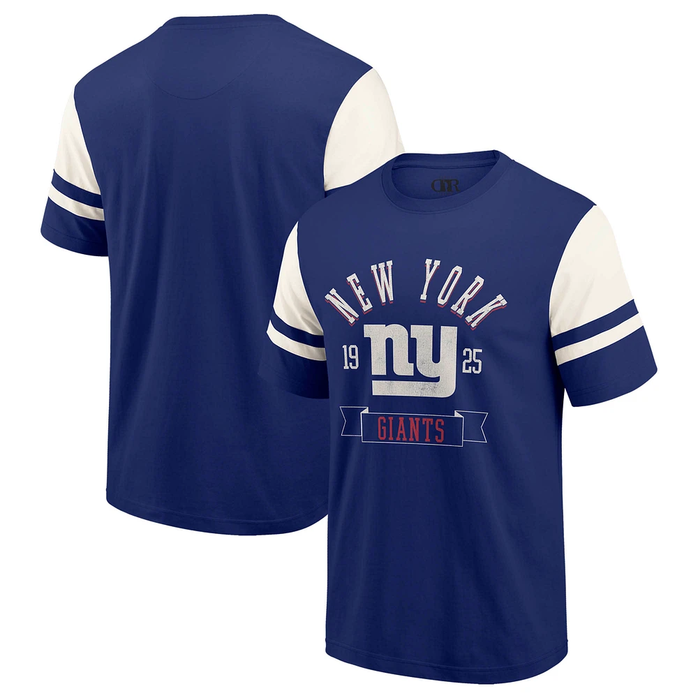 Men's Darius Rucker Collection by Fanatics Royal New York Giants Football T-Shirt