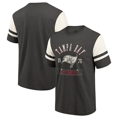 Men's Darius Rucker Collection by Fanatics Pewter Tampa Bay Buccaneers Football T-Shirt