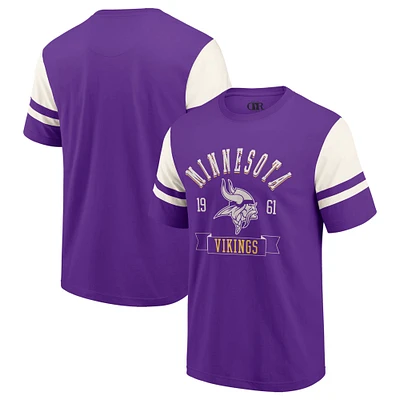 Men's Darius Rucker Collection by Fanatics Purple Minnesota Vikings Football T-Shirt