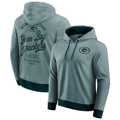Men's Darius Rucker Collection by Fanatics Green Bay Packers Tonal Knit Pullover Hoodie