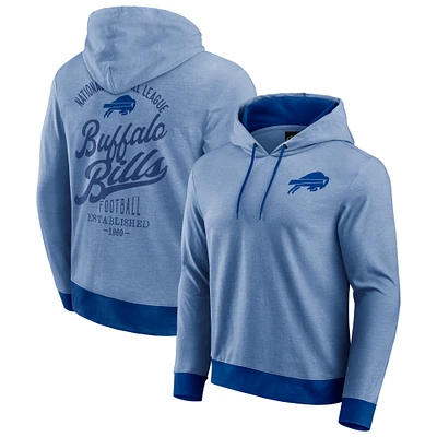 Men's Darius Rucker Collection by Fanatics Royal Buffalo Bills Tonal Knit Pullover Hoodie