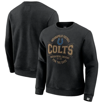Men's Darius Rucker Collection by Fanatics Black Indianapolis Colts Vintage Pullover Sweatshirt