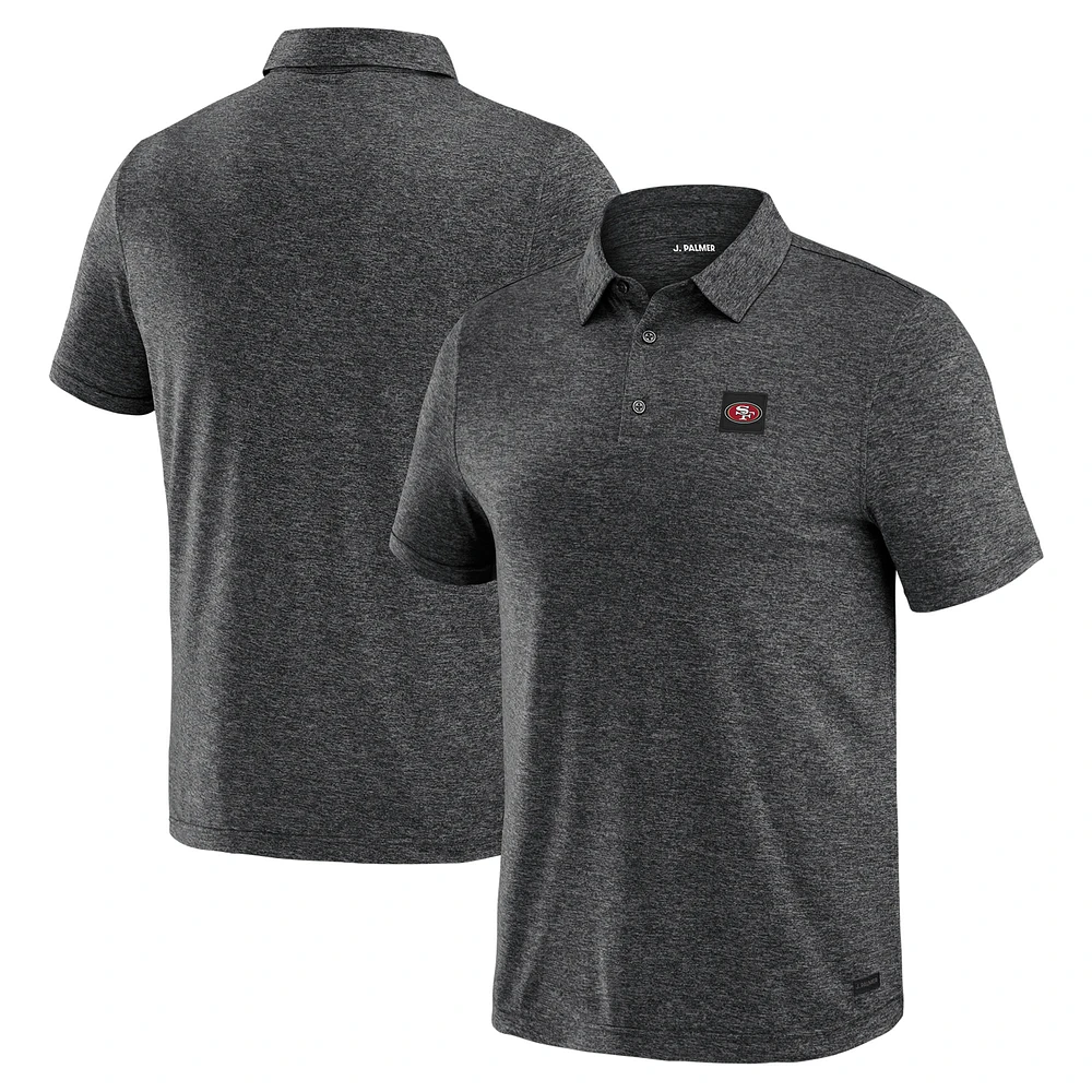 Men's J. Palmer Black San Francisco 49ers Four Down Polo