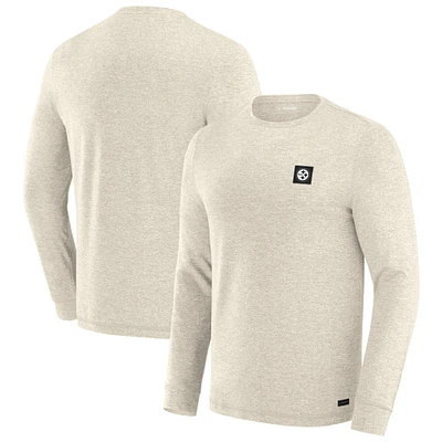 Men's J. Palmer White Pittsburgh Steelers Four Down Long Sleeve T-Shirt