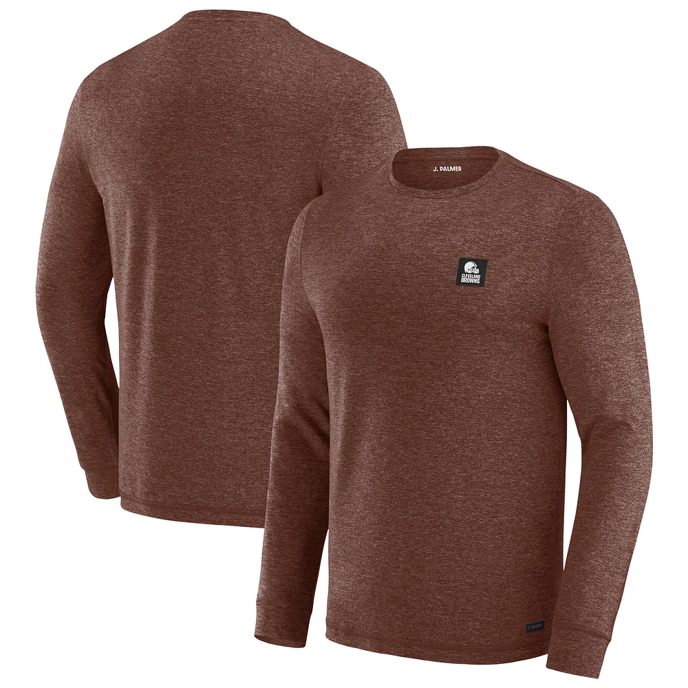 Men's J. Palmer Brown Cleveland Browns Four Down Long Sleeve T-Shirt