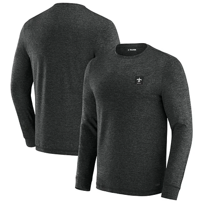 Men's J. Palmer Black New Orleans Saints Four Down Long Sleeve T-Shirt
