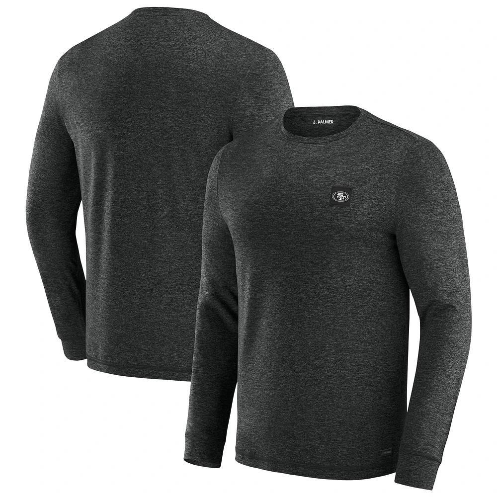 Men's J. Palmer Black San Francisco 49ers Four Down Long Sleeve T-Shirt
