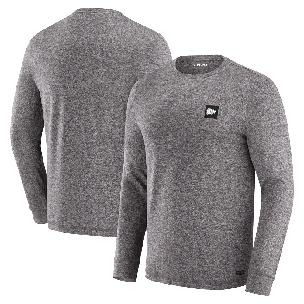 Men's J. Palmer Black Kansas City Chiefs Four Down Long Sleeve T-Shirt