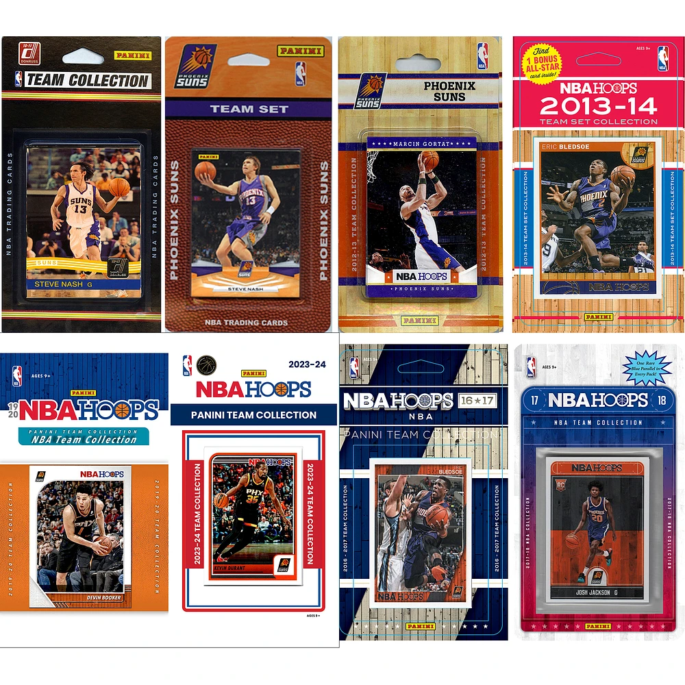 Phoenix Suns Team Multi-Season Trading Card Set