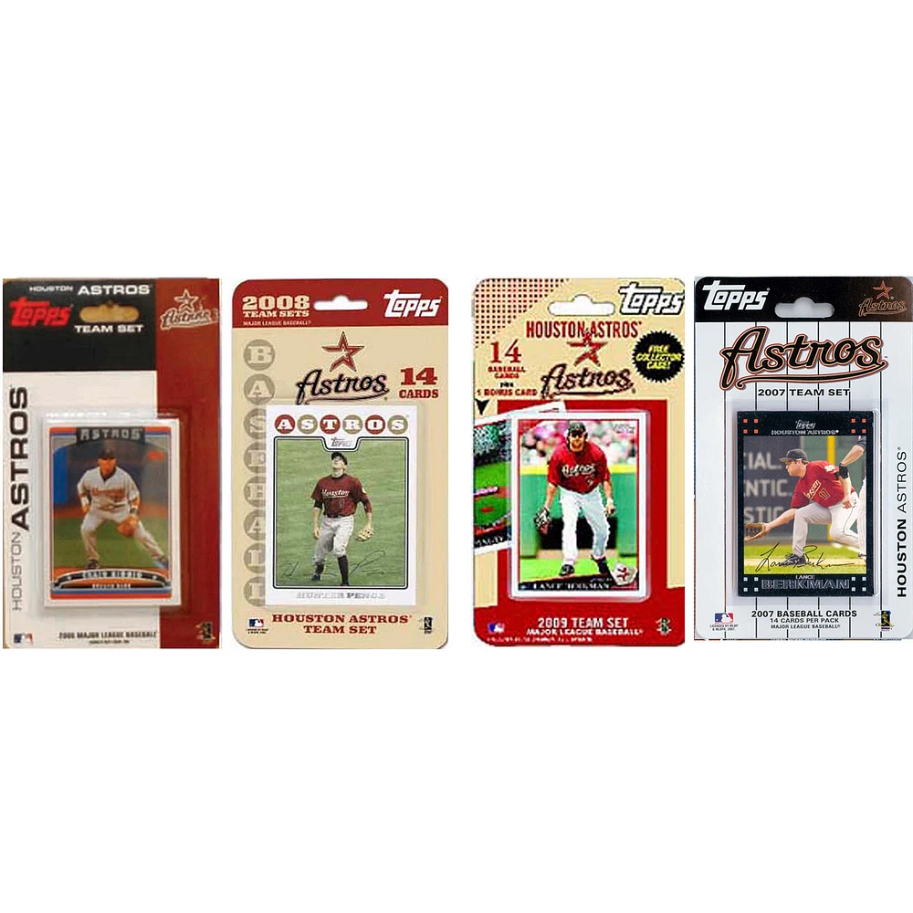 Houston Astros Team Multi-Season Trading Card Set