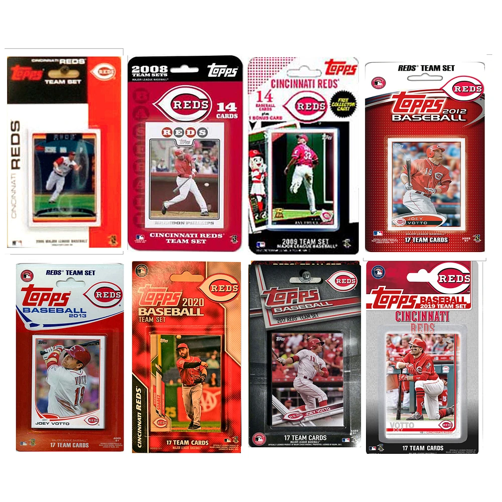 Cincinnati Reds Team Multi-Season Trading Card Set