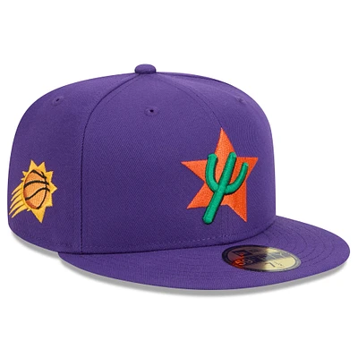Men's New Era Purple Phoenix Suns 2024/25 City Edition Alternate 59FIFTY Fitted Hat