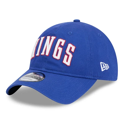 Men's New Era Blue Sacramento Kings 2024/25 City Edition 9TWENTY Adjustable Hat