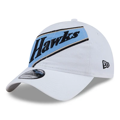 Men's New Era White Atlanta Hawks 2024/25 City Edition 9TWENTY Adjustable Hat