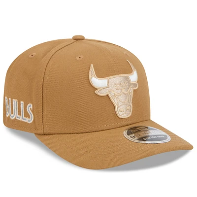Men's New Era Tan Chicago Bulls 2024/25 City Edition 9SEVENTY Stretch-Snap Hat
