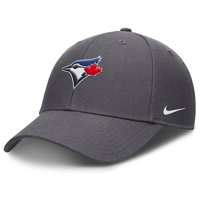 Men's Nike Gray Toronto Blue Jays Club Performance Adjustable Hat