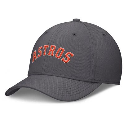 Men's Nike Charcoal Houston Astros Swoosh Performance Flex Hat