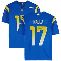 Puka Nacua Los Angeles Rams Autographed Royal Nike Limited Jersey
