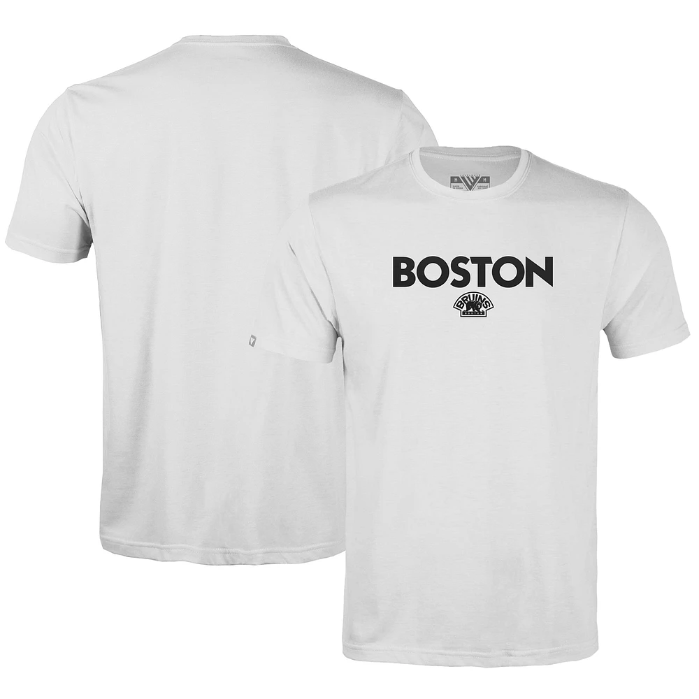 Men's Levelwear White Boston Bruins Richmond City Capsule T-Shirt
