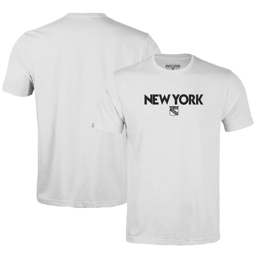 Men's Levelwear White New York Rangers Richmond City Capsule T-Shirt